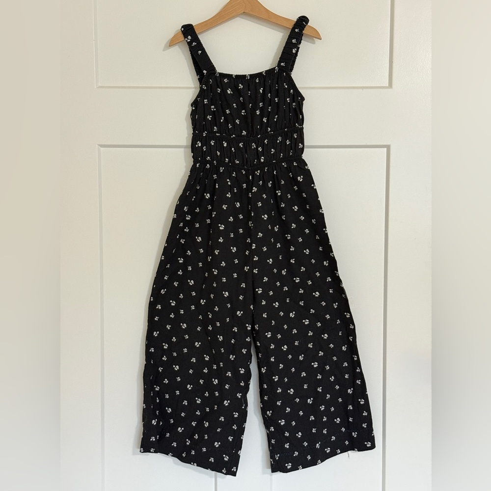 Art Class Black and White Patterned Jumpsuit